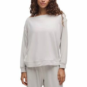 Lululemon ($88) BeCalm Oversized Boatneck Long-Sleeve Shirt - PTP 24